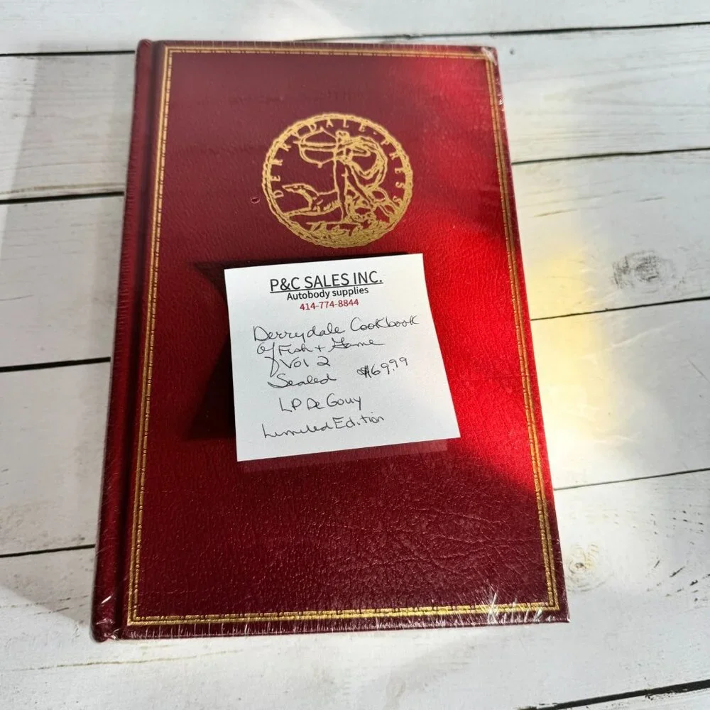The Derrydale Cook Book of Fish & Game LP De Gouy Vol II Limited Edition HC Book